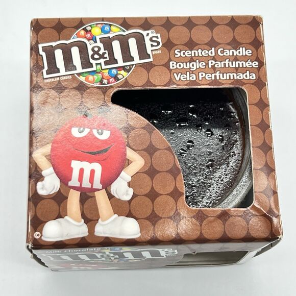 Star Brite M&Ms Scented Candle RED Chocolate  3oz NIB - Picture 2 of 5
